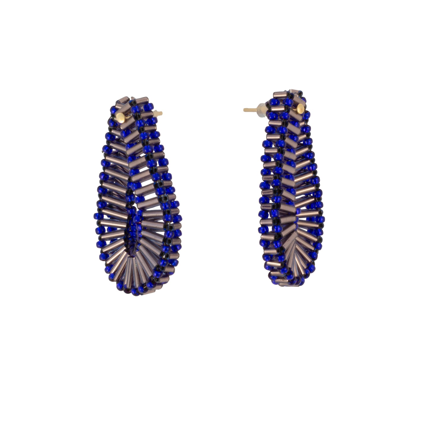 Embrace Earring | Indigo Gold