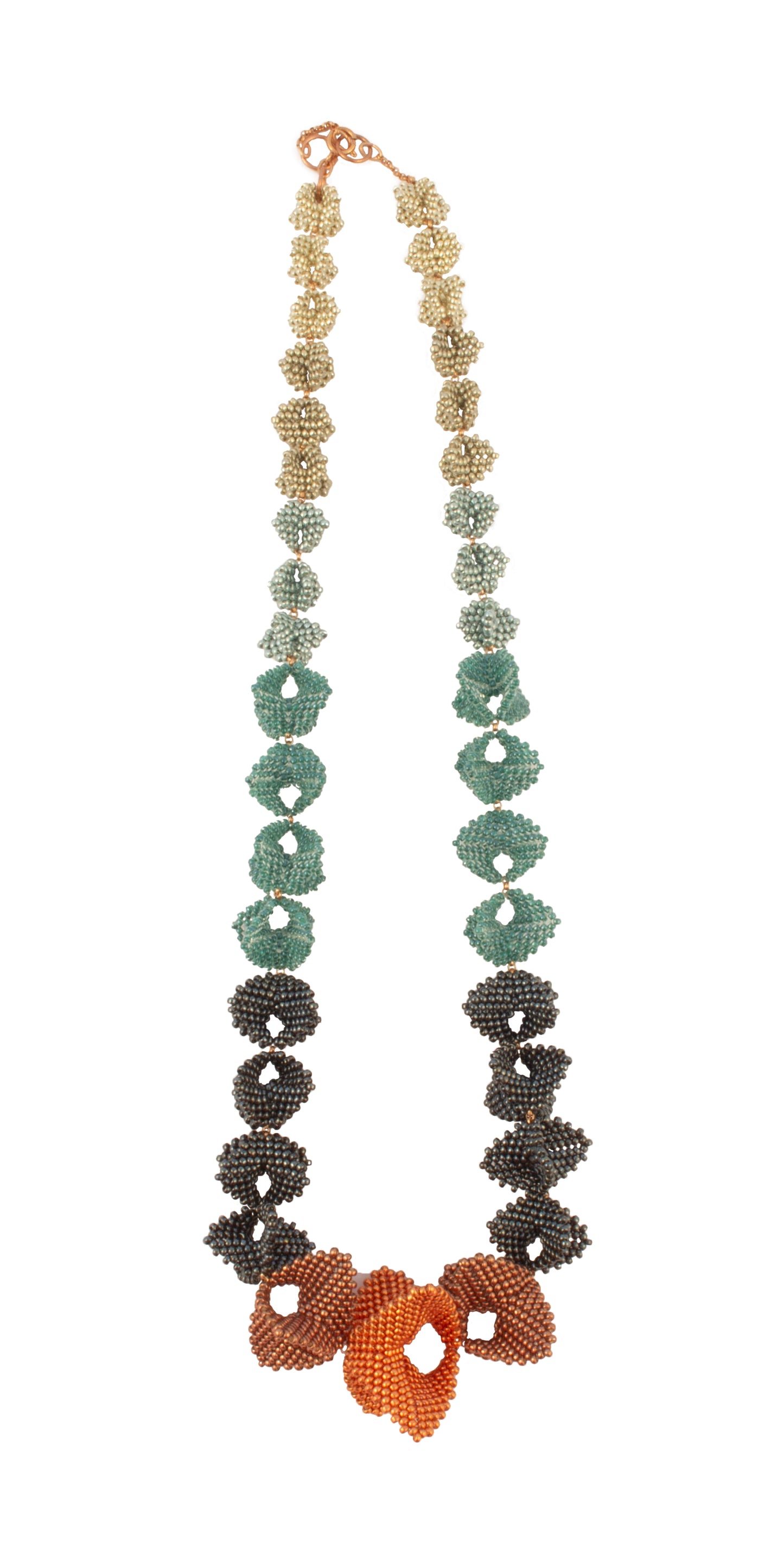 Infinity Necklace | Turquoise Copper