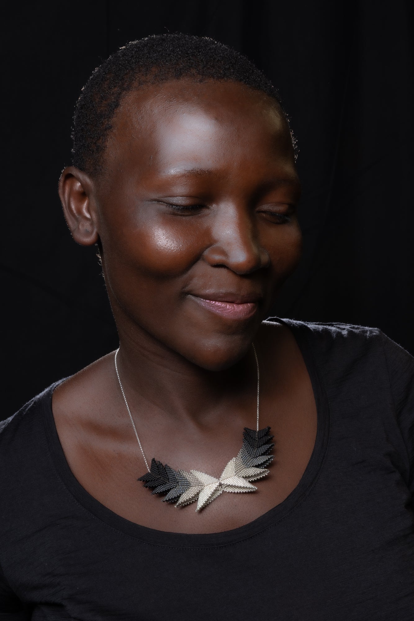 Thousand Hills Necklace | Slate & Silver
