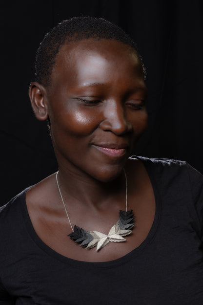 Thousand Hills Necklace | Slate & Silver