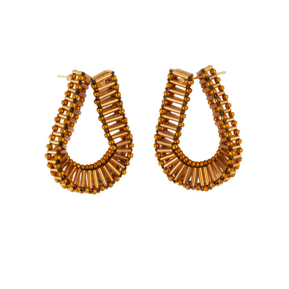 Embrace Earring | Copper & Gold