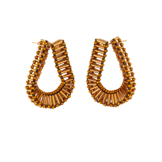 Embrace Earring | Copper & Gold
