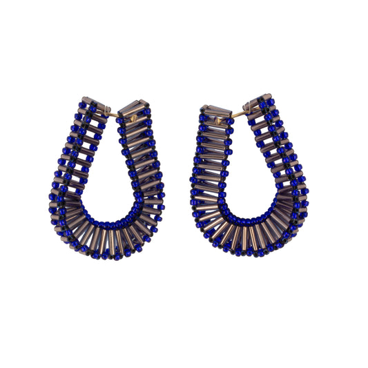 Embrace Earring | Indigo Gold