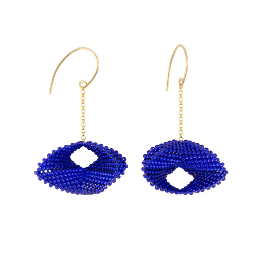 Infinity Earring | Indigo Gold