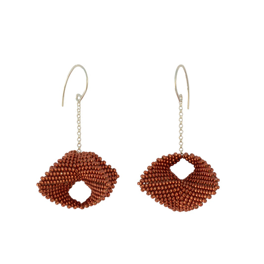 Infinity Earring | Red Gold