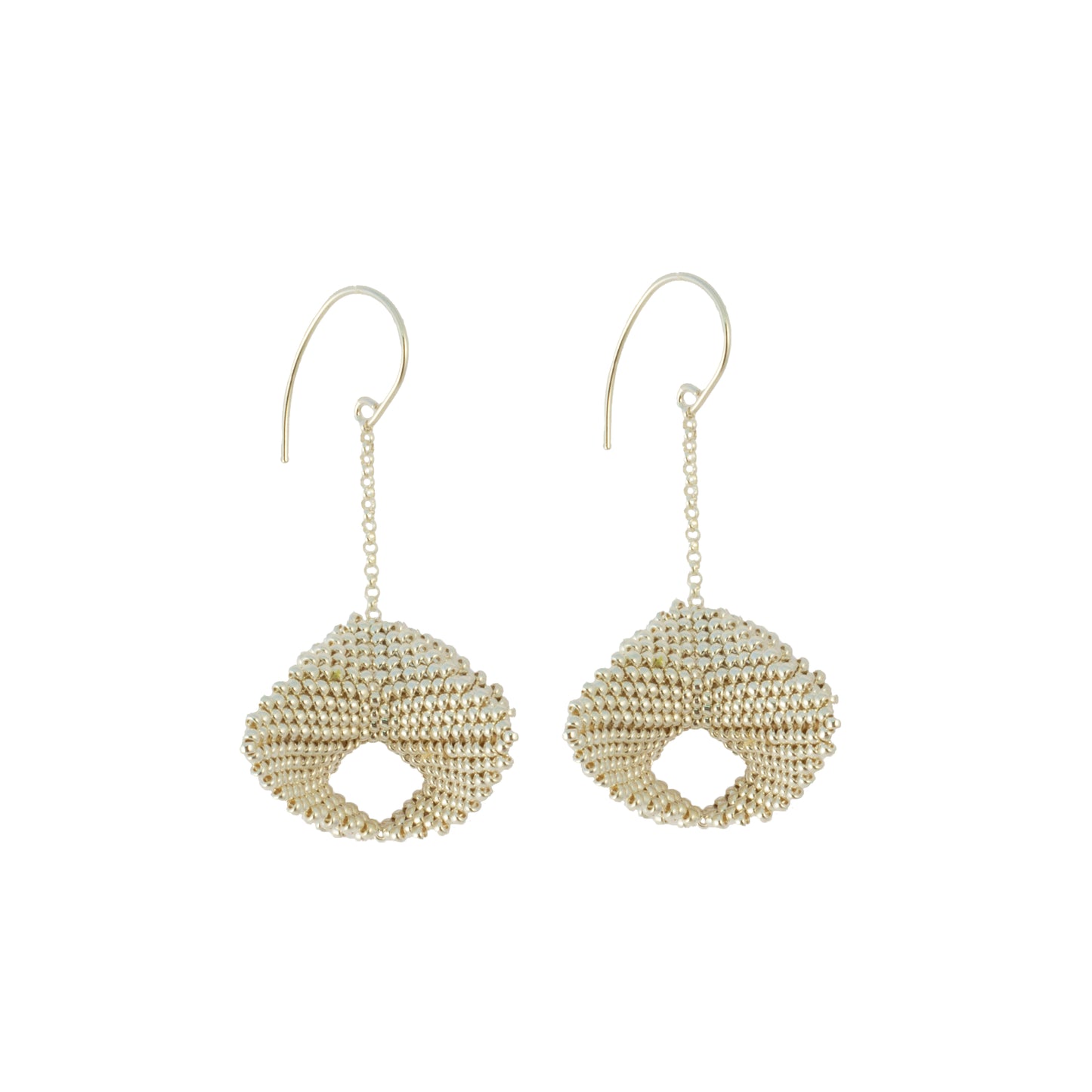 Infinity Earring | Silver & Slate