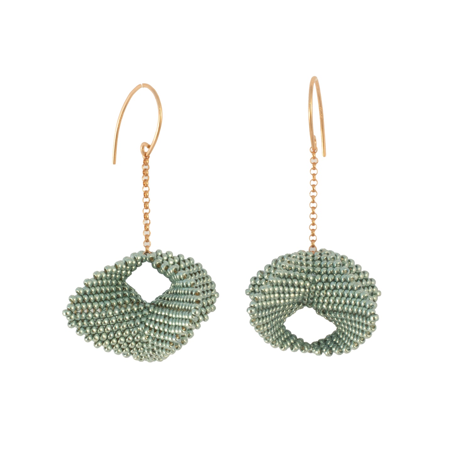 Infinity Earring | Turquoise Copper