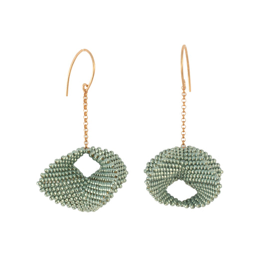 Infinity Earring | Turquoise Copper