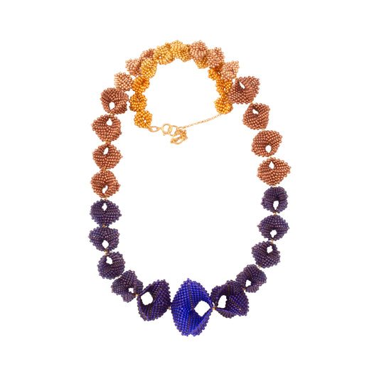 Infinity Necklace | Indigo Gold