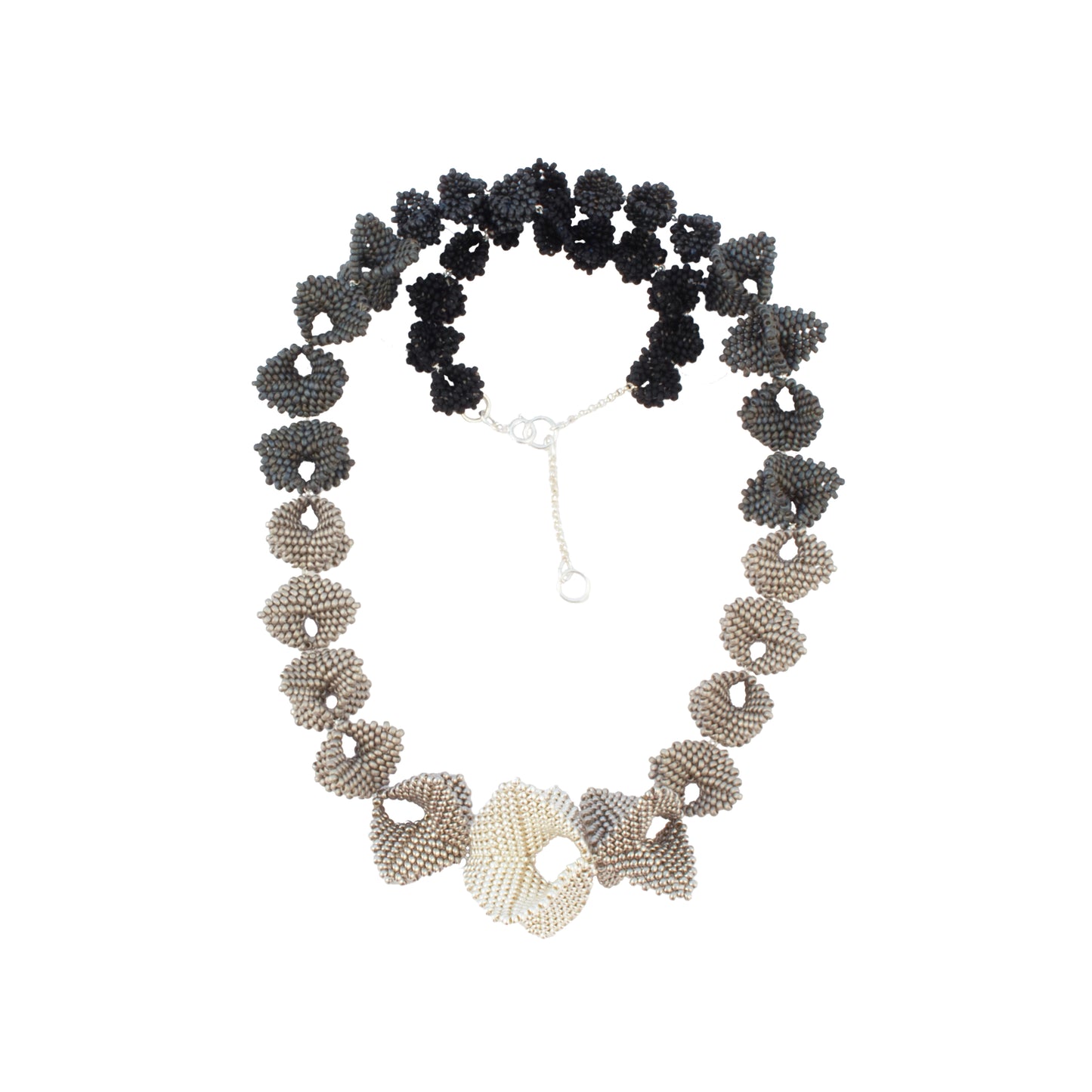 Infinity Necklace | Silver & Slate
