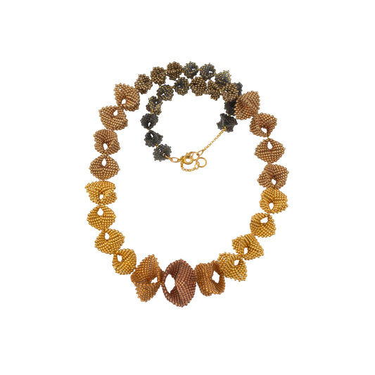 Infinity Necklace | Copper & Gold