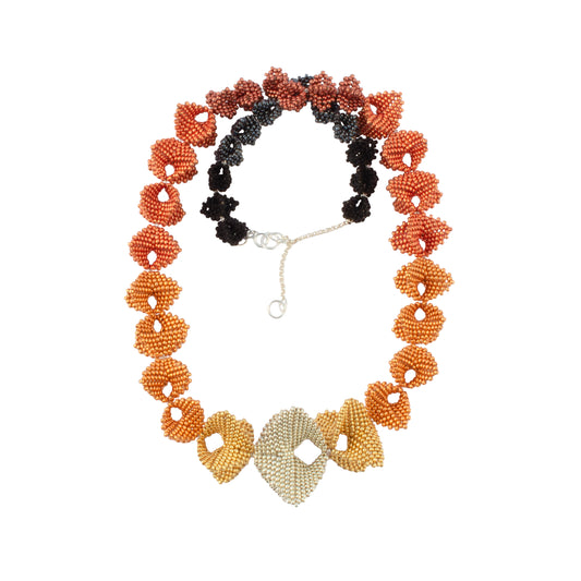 Infinity Necklace | Red Gold