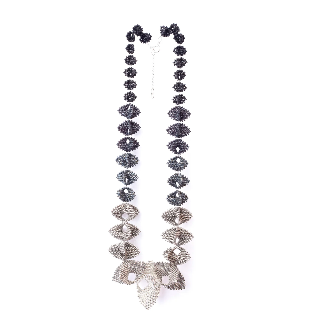 Infinity Necklace | Silver & Slate
