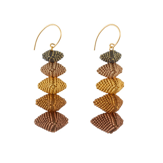 12 Apostles Earring | Copper & Slate