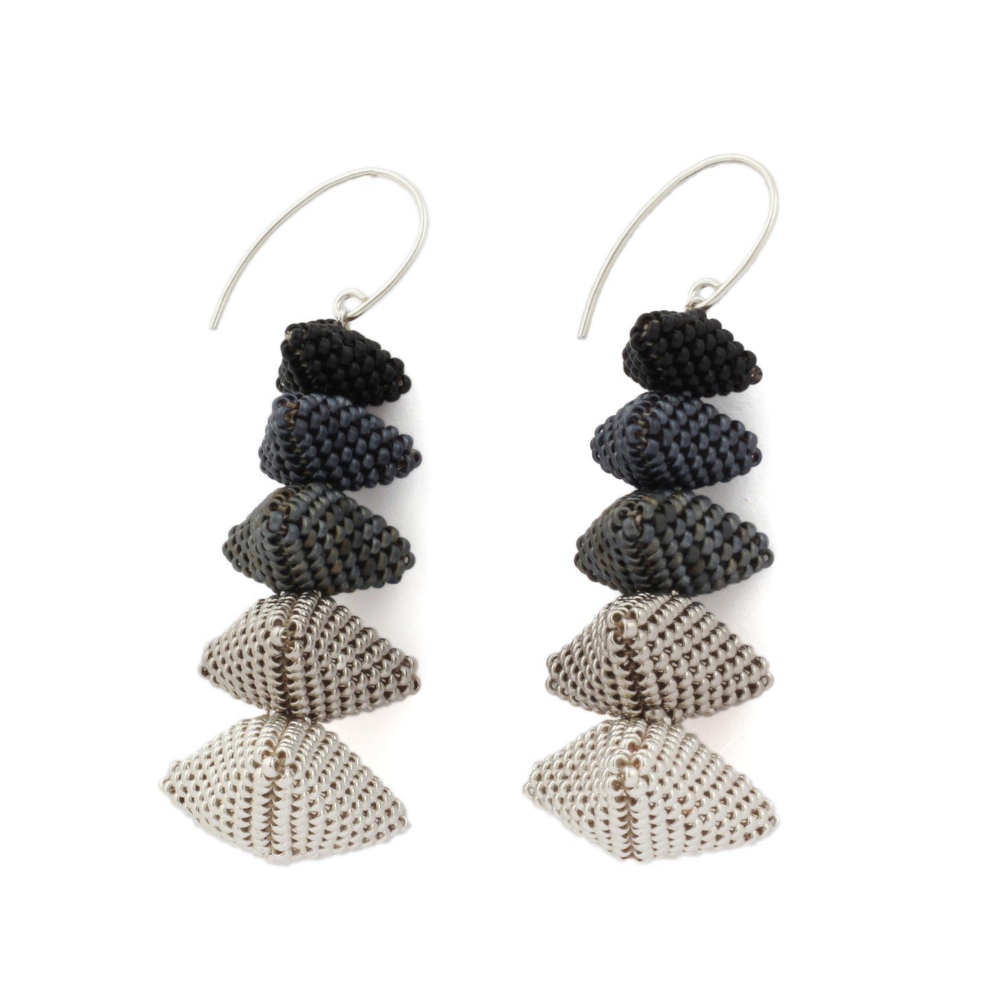 12 Apostles Earring | Silver & Slate