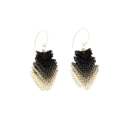 Thousand Hills Earring | Silver & Slate