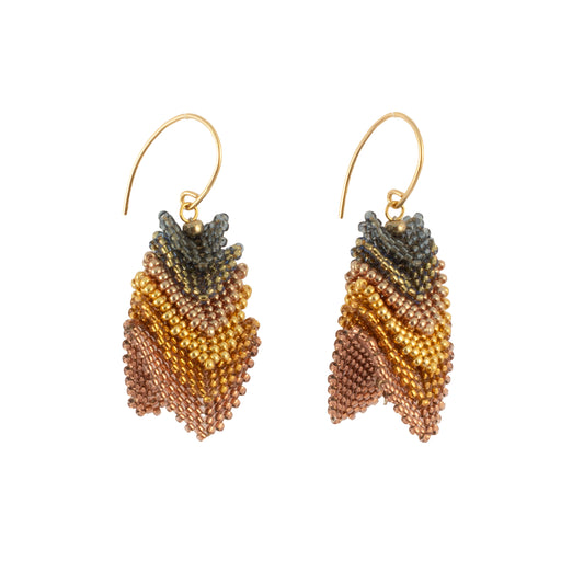 Thousand Hills Earring | Copper & Slate