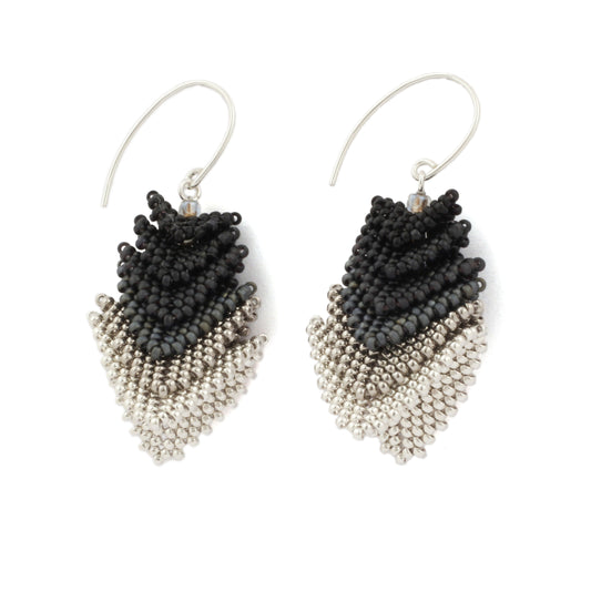Thousand Hills Earring | Silver & Slate